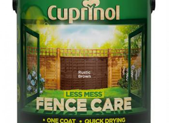Cuprinol Less Mess Fence Care Rustic Brown 9L